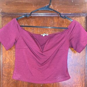 Charlotte Russe, size M, maroon